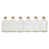 Tromso 6Pcs Round Clear Glass Jars