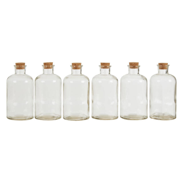 Tromso 6Pcs Round Clear Glass Jars