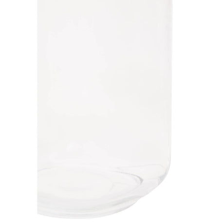 Square Glass Jar With Wooden Lid - 2150Ml