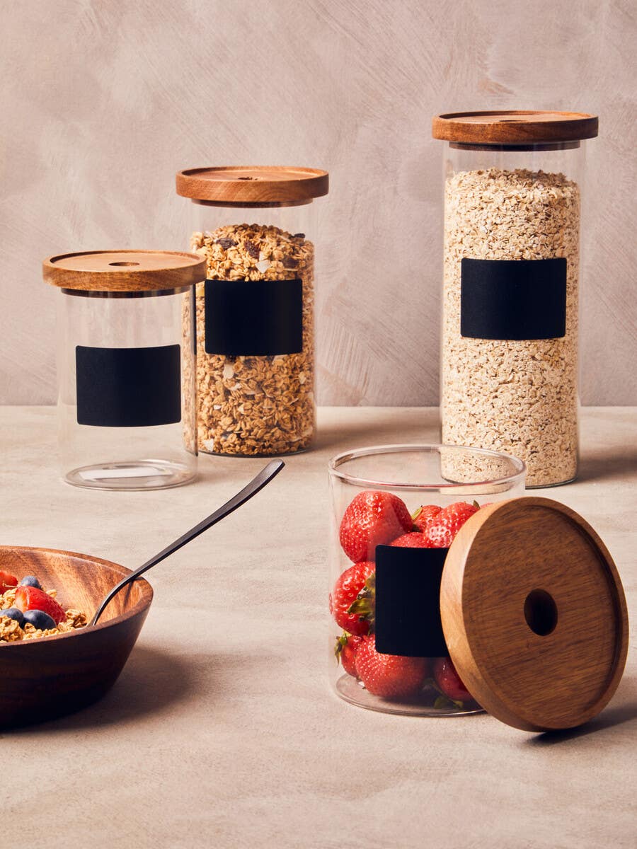 Tromso Chalkboard Storage Jar - 750Ml