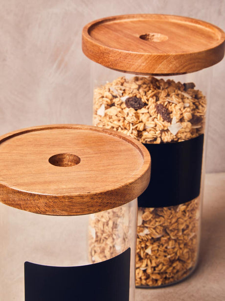 Tromso Chalkboard Storage Jar - 1300Ml