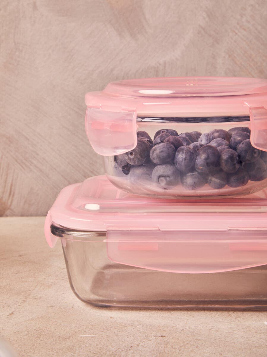Freska 400ml Round Glass Container