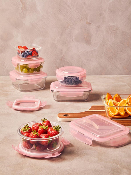 Freska 400ml Round Glass Container