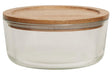 Freska 850ml Glass Container With Acacia Lid