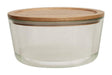 Freska 1650ml Glass Container With Acacia Lid