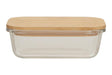 Freska 640ml Glass Container With Bamboo Lid