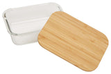 Freska 1040ml Glass Container With Bamboo Lid