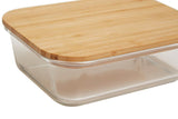 Freska 1040ml Glass Container With Bamboo Lid