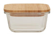 Freska 320ml Glass Container With Bamboo Lid