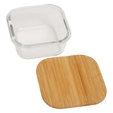 Freska 520ml Glass Container With Bamboo Lid