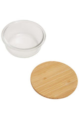 Freska 400ml Glass Container With Bamboo Lid