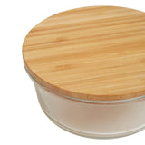 Freska 620ml Glass Container With Bamboo Lid