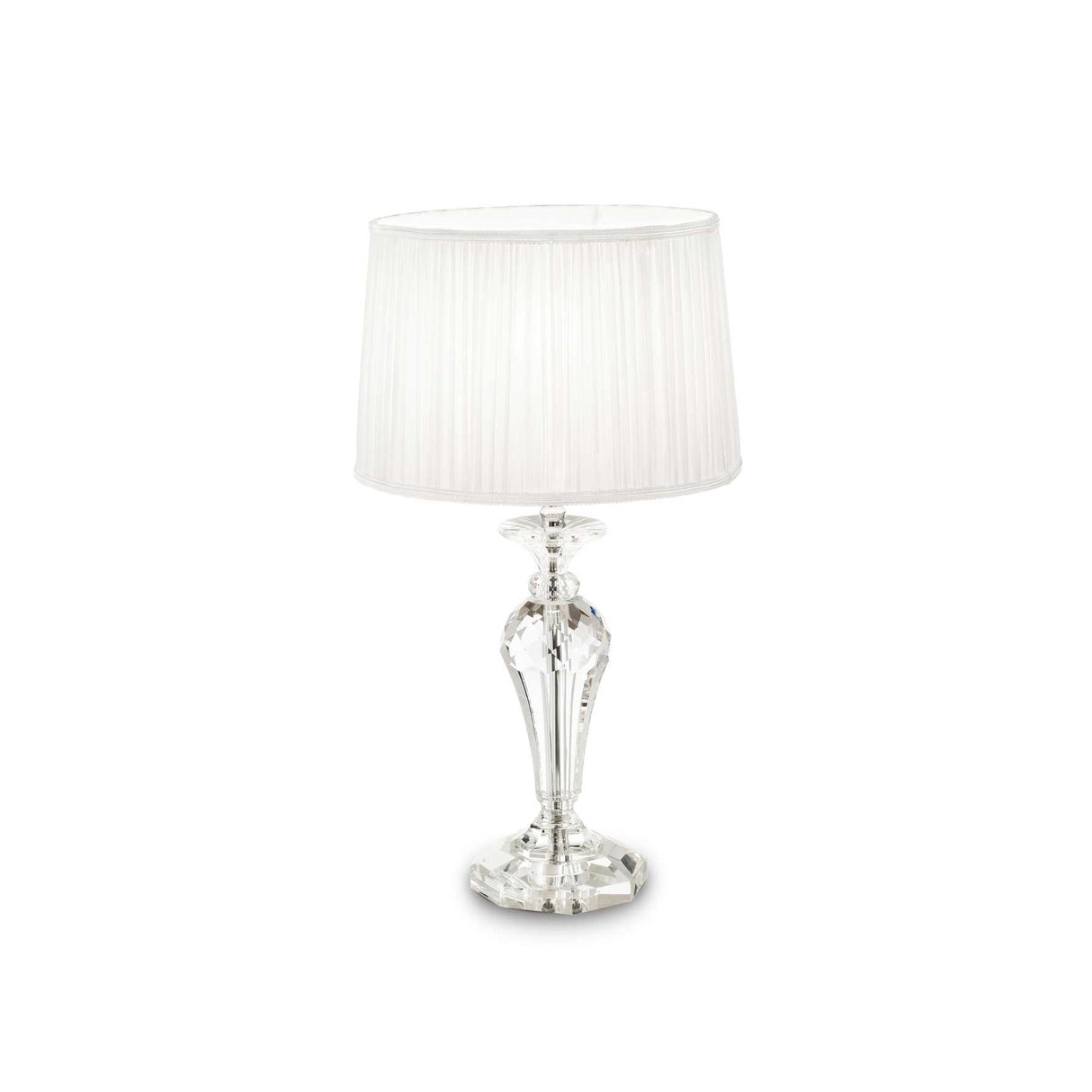 Classic Elegance: Kate 2 Round Crystal Table Lamp