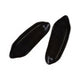 Corn On The Cob Black Glass Dishes - Set Of 2