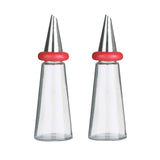 Red Plastic Oil And Vinegar Set