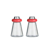 Red Plastic Salt And Pepper Shakers