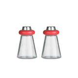Red Plastic Salt And Pepper Shakers
