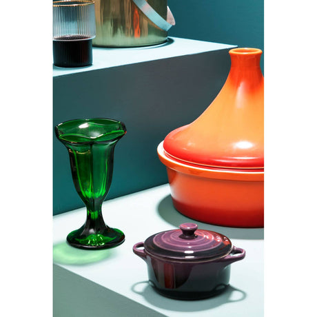 Glass Green Sundae Dish