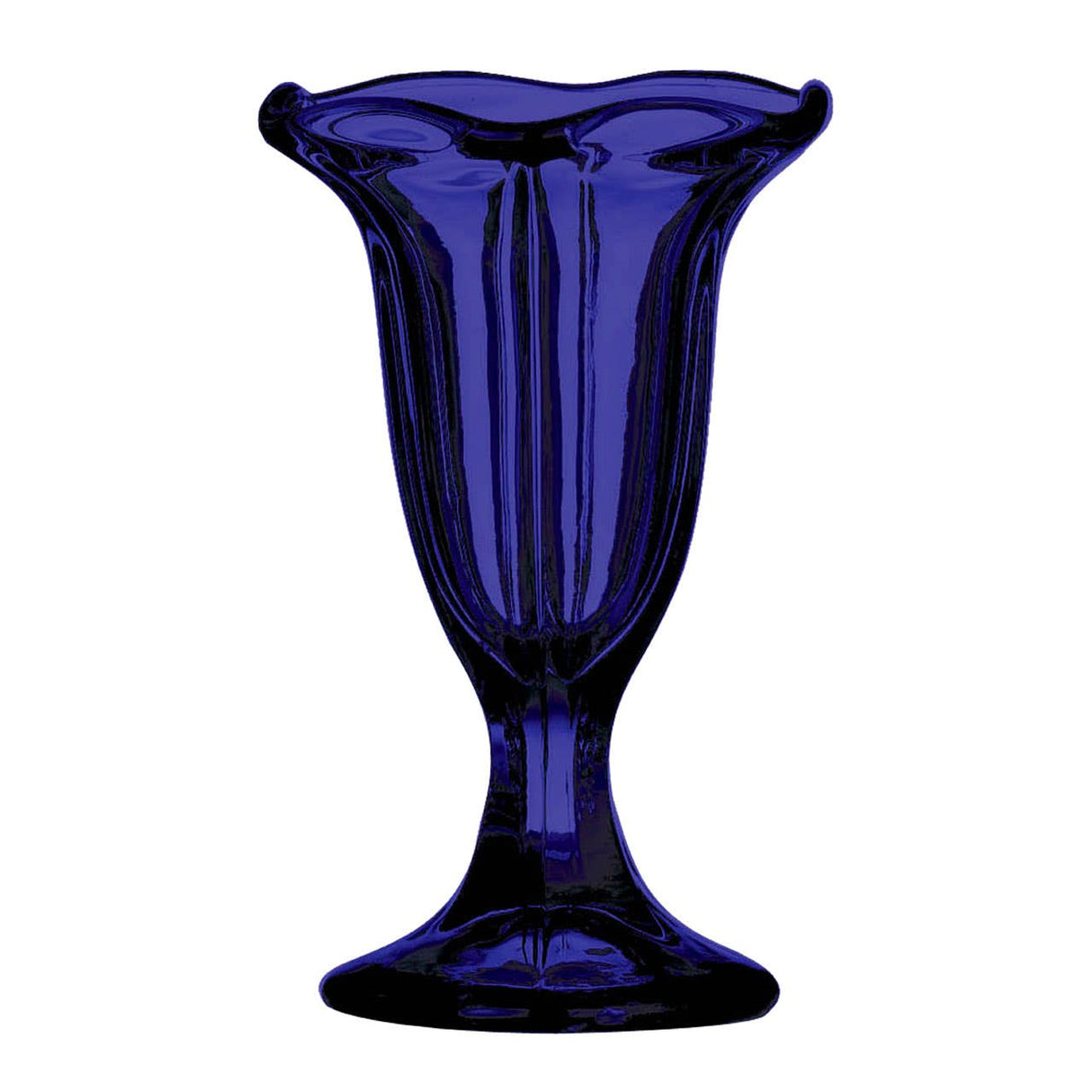 Blue Glass Sundae Dish