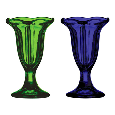 Blue Glass Sundae Dish