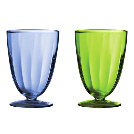 Light Blue Glass Sundae Dish