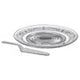 Molly Clear Glass Cake Plate And Slice