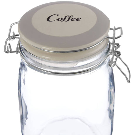 Grocer Coffee Storage Jar