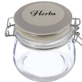 Grocer Herbs Storage Jar