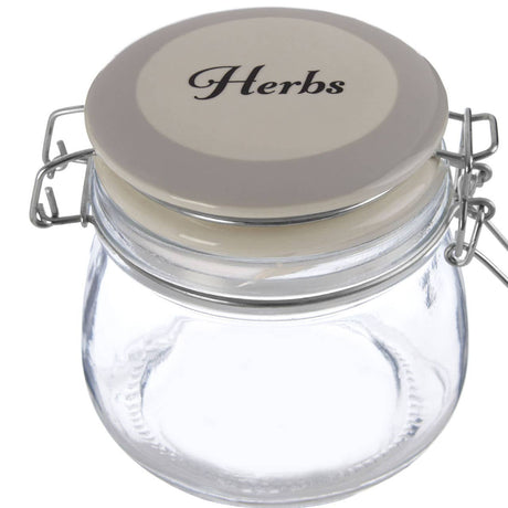 Grocer Herbs Storage Jar