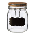 Grocer Small Storage Jar With Pine Wood Lid
