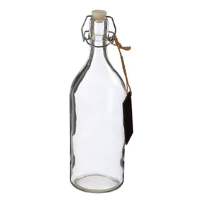Grocer Storage Bottle With Pine Wood Lid