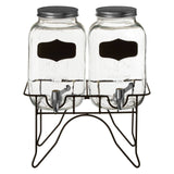 Grocer Glass Dispenser Jars