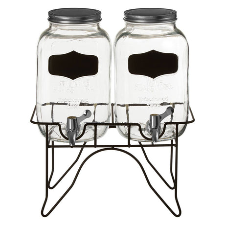 Grocer Glass Dispenser Jars