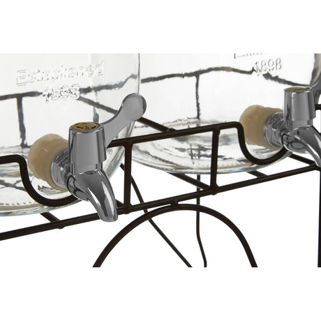 Grocer Glass Dispenser Jars