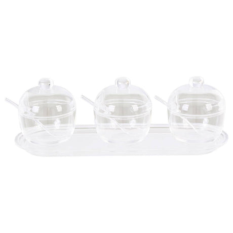 Gozo Set Of 3 Condiment Containers