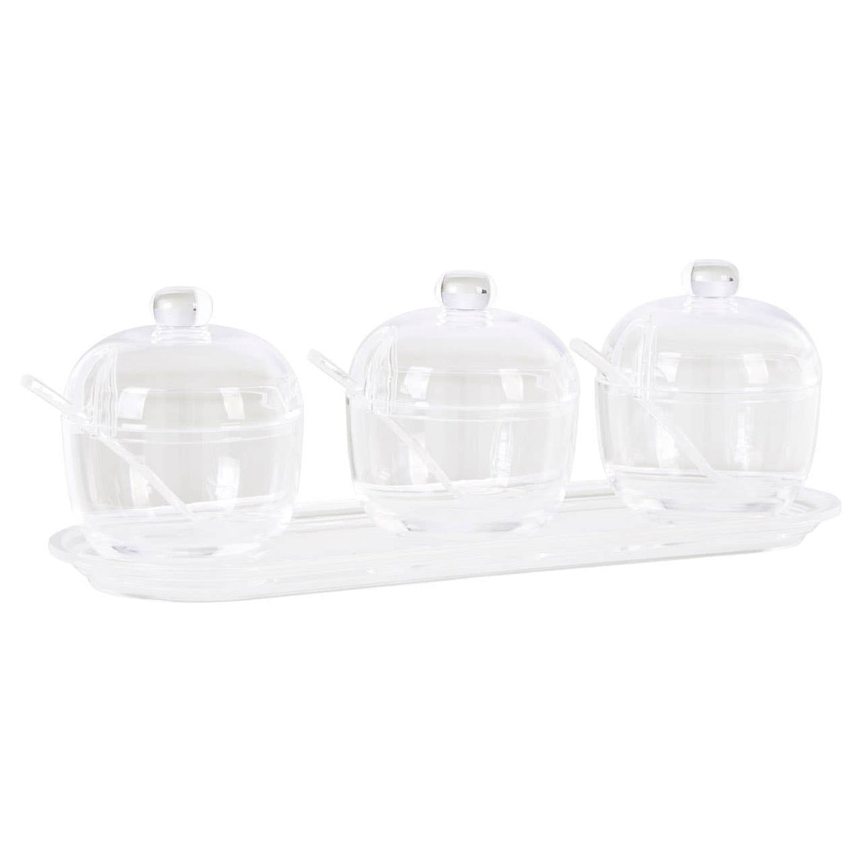 Gozo Set Of 3 Condiment Containers