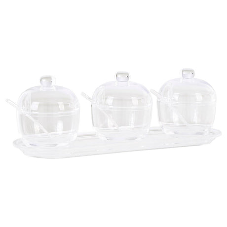 Gozo Set Of 3 Condiment Containers
