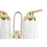 Gozo Transparent And Gold 4Pc Condiments Set