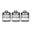 Tea Coffee And Sugar Aluminium Lid Jar Set