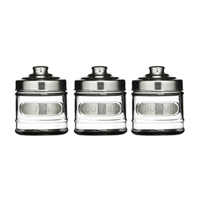 Tea Coffee And Sugar Aluminium Lid Jar Set