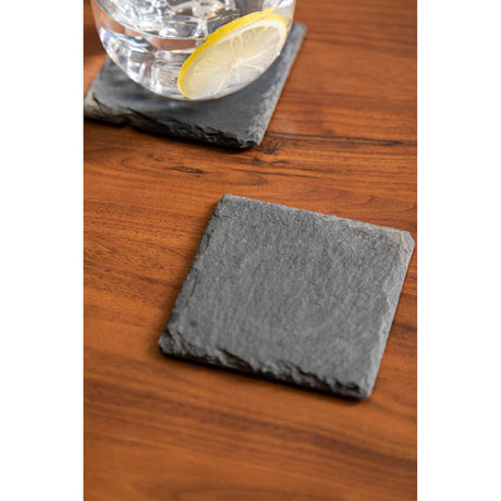 Slate Square Coasters - Set Of 4