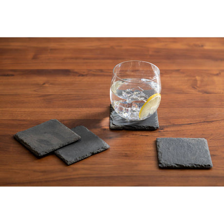 Slate Square Coasters - Set Of 4