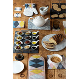 Slate 2 Tier Square Cake Stand