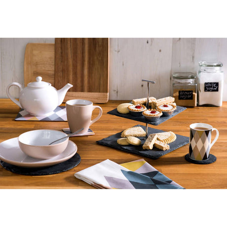 Slate Round Coasters - Set Of 4