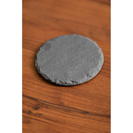 Slate Round Coasters - Set Of 4