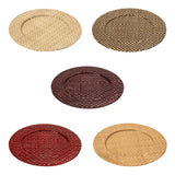 Pandanus Red Charger Plate