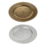 Redbud Silver Charger Plate