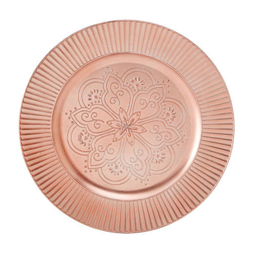 Set Of Four 33cm Rose Gold Charger Plates (1403787 x 4)
