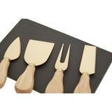 4Pc Gold Finish Cheese Knife Set