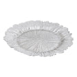 Dia 36 Pc Silver Finish Reef Charger Plate